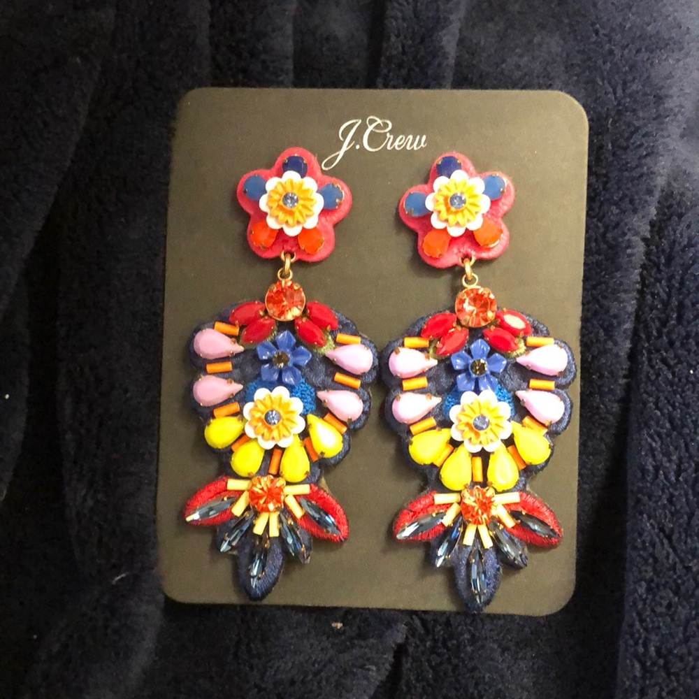 J. Crew Statement earrings